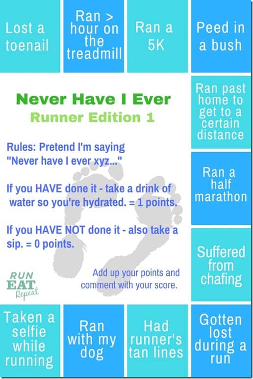 Runner Never Have I Ever