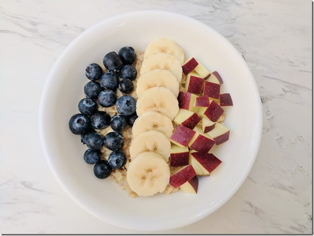 red white and blue oatmeal 3