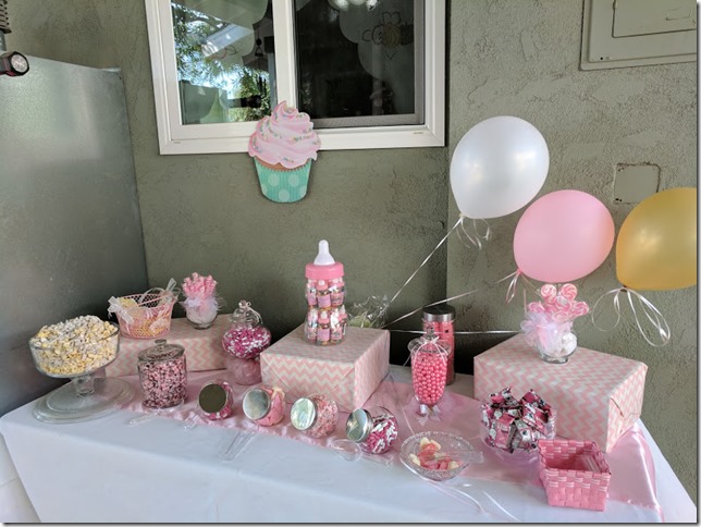 baby shower candy table