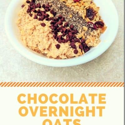 Chocolate Overnight Oats and Chocolate Yogurt