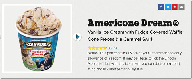 americone dream ice cream