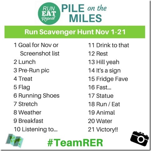 Instagram Run Scavenger Hunt