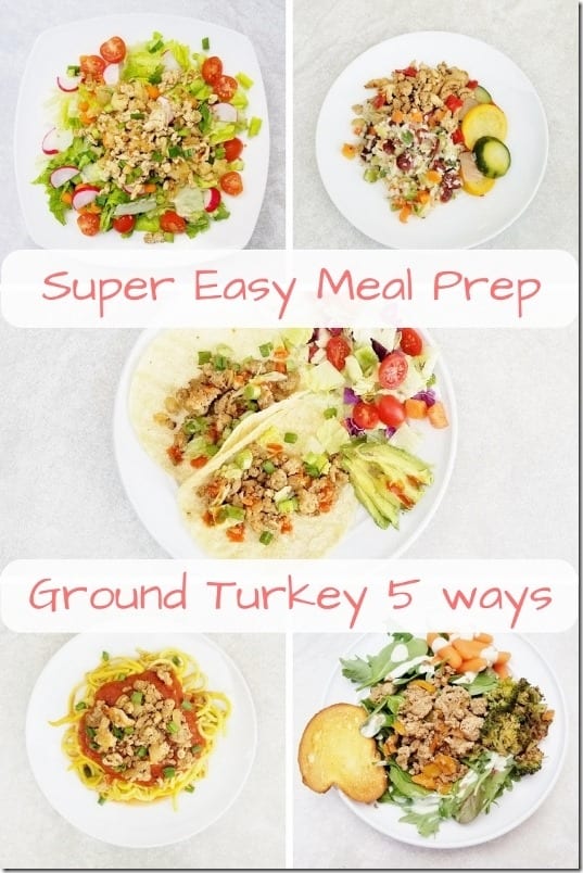 Super Easy Meal Prep with ground turkey (533x800)