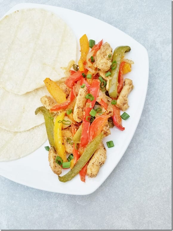 chicken fajitas sheet pan recipe