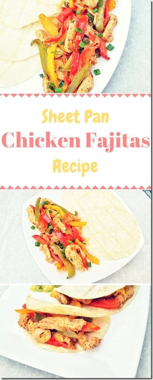 sheet pan chicken fajitas recipe