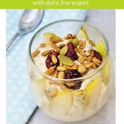 Creamy Pear Overnight Oats–Dairy Free Recipe