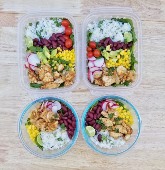 meal prep for busy runners menu