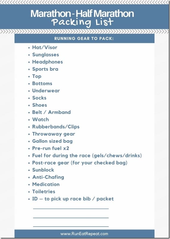 Marathon Half Marathon Packing List (1) (566x800)