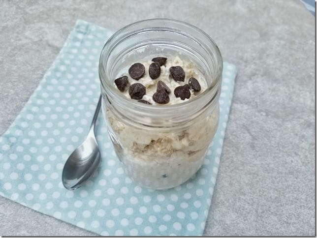 chocolate chip cookie dough oats recipe