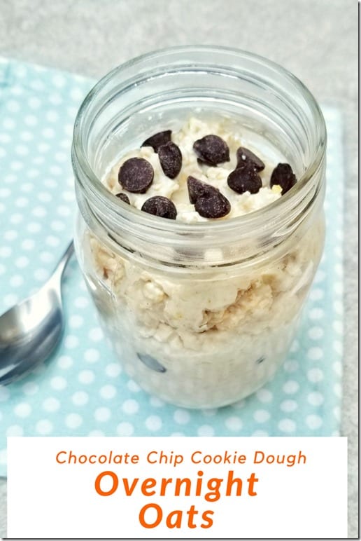 Chocolate chip cookie dough overnight oats recipe (1)