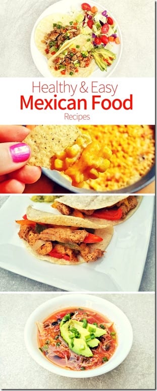 healthy and easy Mexican food recipes