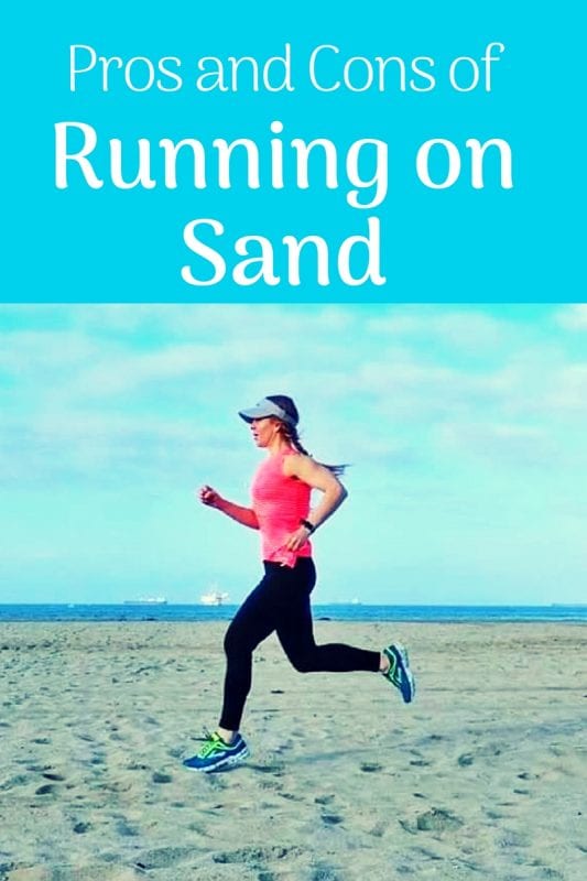 running on the sand