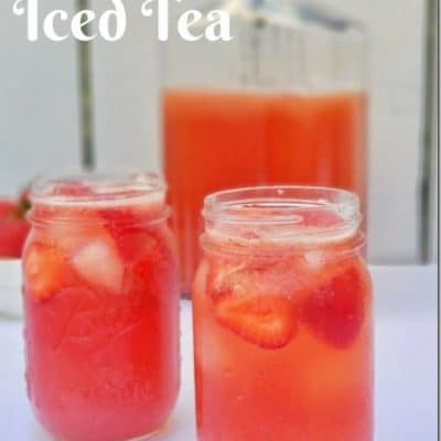 Hydration Challenge and Strawberry Iced Tea with stevia