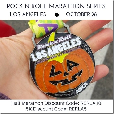 Rock n Roll Los Angeles discount code half marathon 5K