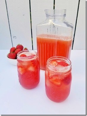 strawberry iced tea with splenda stevia