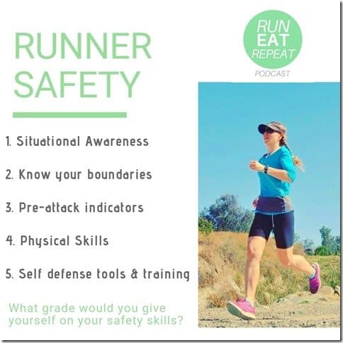 5 runner safety tips life saving reminders for runners, joggers or walkers podcast (800x800)