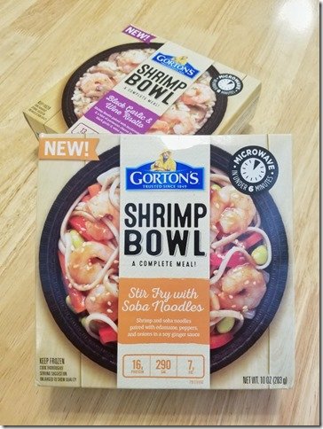 Gortons Shrimp Bowl frozen food 