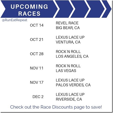 Upcoming Races and discount codes Las Vegas LA Rock N Roll Lace Up Revel marathon 5k 10k (1)