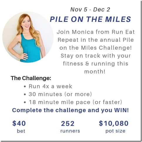 Pile on the Miles last starts tomorrow