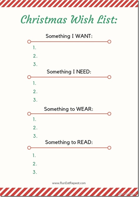 Want Need Wear Read Simple Christmas Wish List Template (566x800)