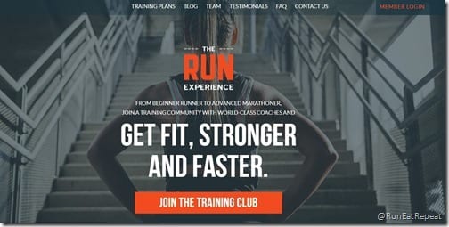 the run experience how to train site