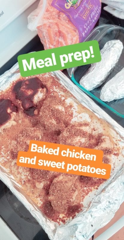 easy meal prep instagram update