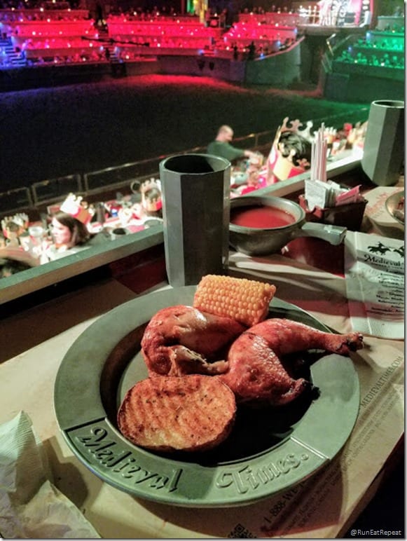 Medieval Times dinner show California theme park restuarant food