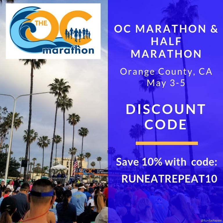 OC Marathon Training Plan and Race Discount Code Run Eat Repeat