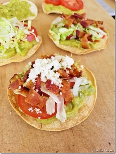 BLT mini Tostadas Recipe