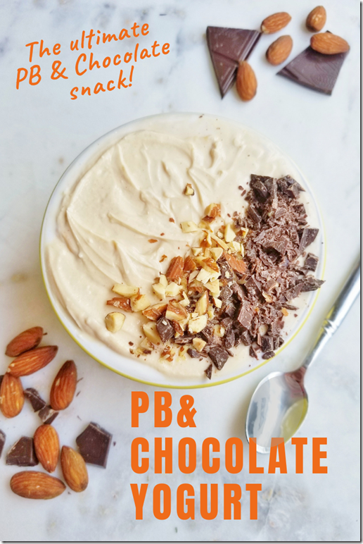 Chocolate PB Yogurt snack recipe