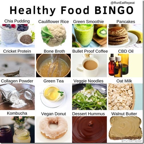 Healthy Foods Natural Products Expo Bingo 