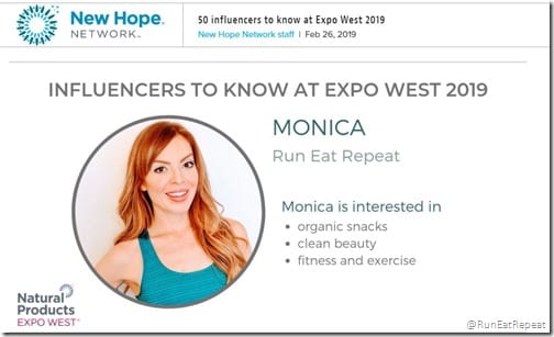 expo west influencers to know run eat repeat