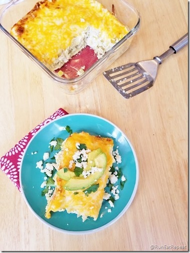 light sour cream chicken enchiladas