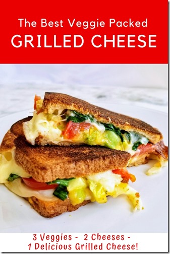 3 2 1 Grilled Cheese w veggies recipe