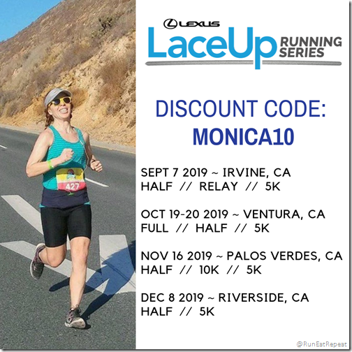 Lace Up Race Discount Code Irvine Ventura Palos Riverside Half Marathon 10K 5K run