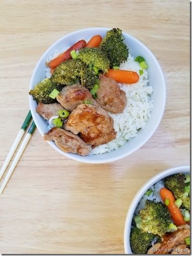 Quick Pork Teriyaki Bowl Recipe Run Eat Repeat 3