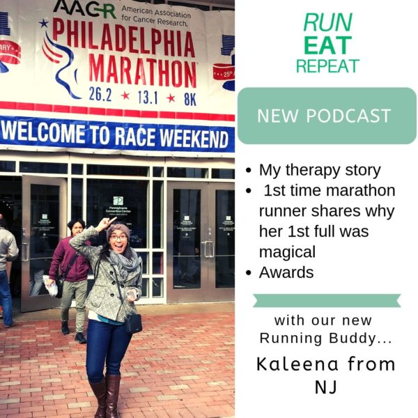 healthy living podcast full marathon interview new runner