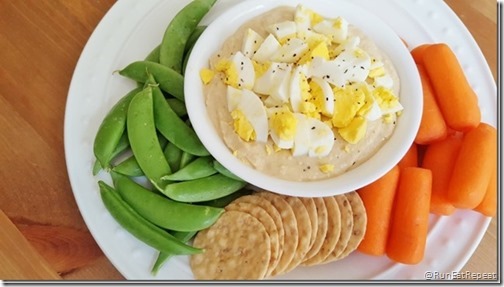 hummus snack plate