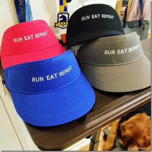 run eat repeat visors instagram