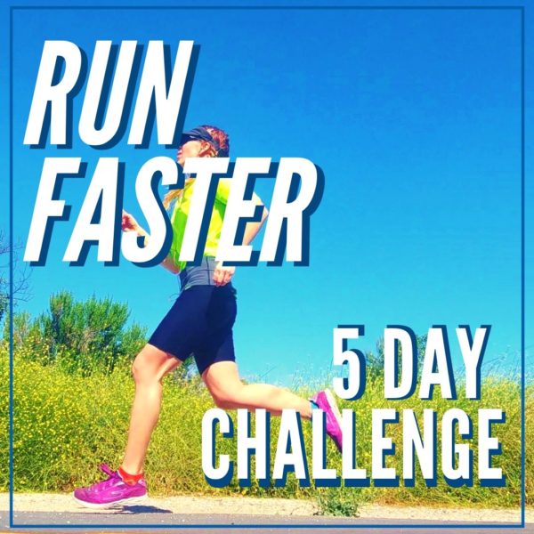 Run Faster 5 Day Challenge Instagram promo