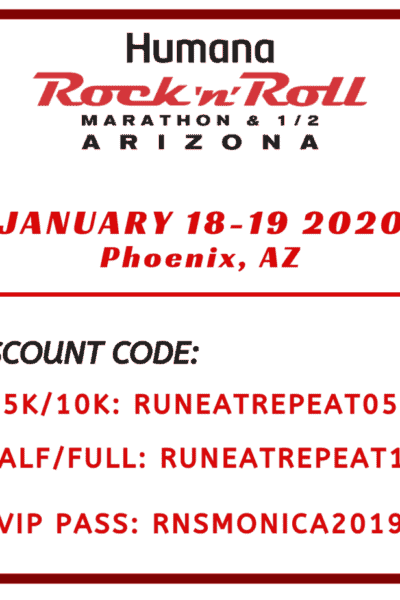 RnR Marathon Arizona Discount Code half 10k 5k