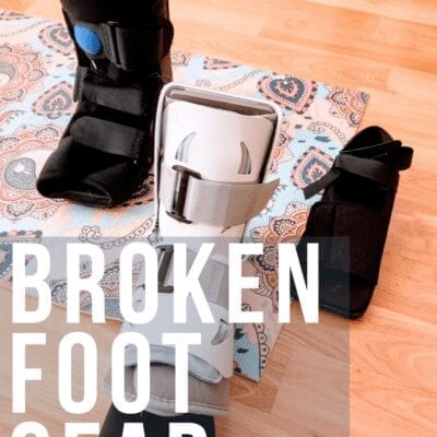 I Actually Broke My Foot & Walking Boot Recs