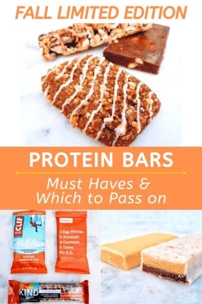 Best Fall Protein Bars Review Pumpkin Spice