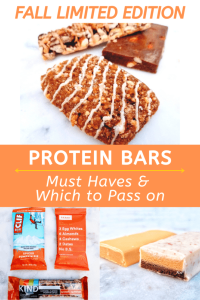 Best Fall Protein Bars Review Pumpkin Spice