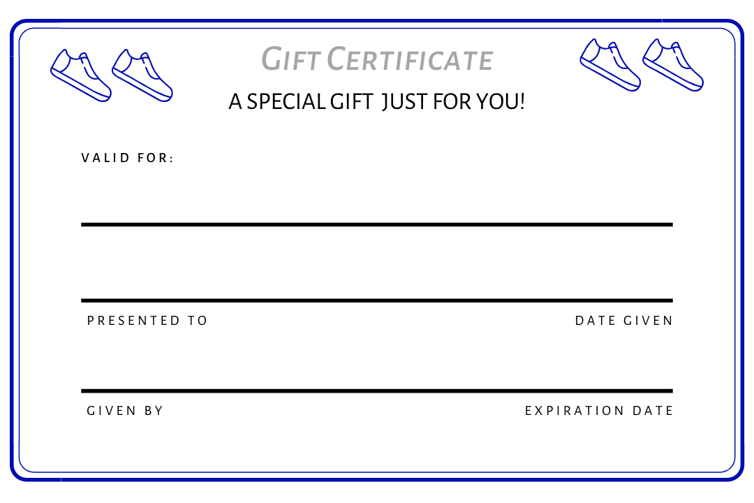 Gift Certificates for Runners - FREE Printable of 11 Different Options! - Run Eat Repeat