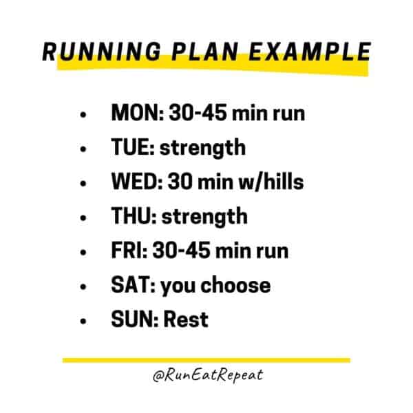 running workout plan example