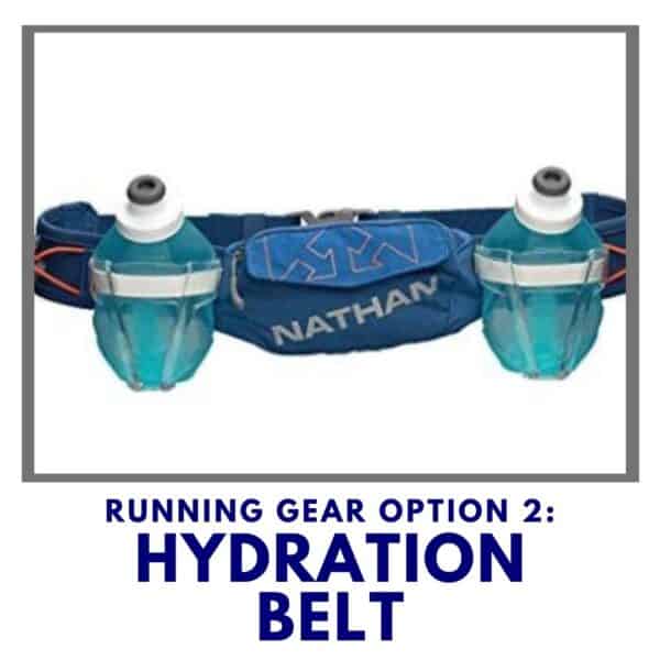 runner water bottle running gear