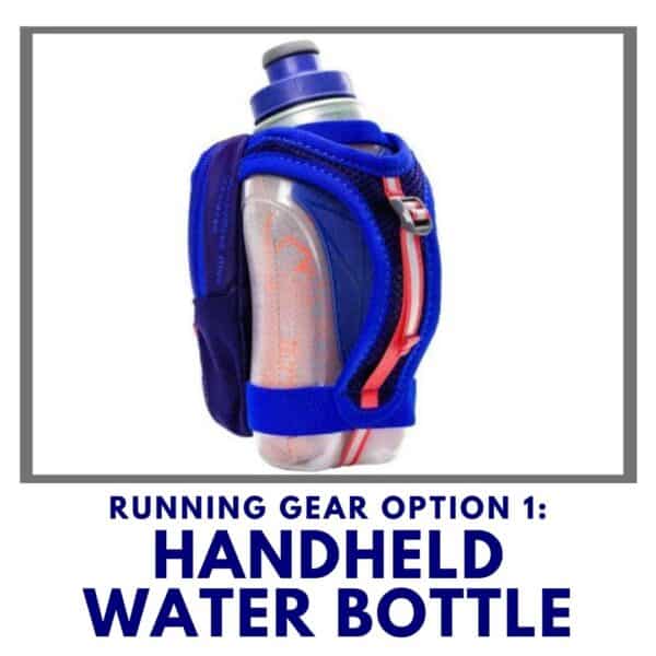 runner water bottle running gear