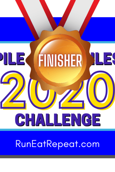 Pile on the Miles Virtual Running Challenge Finish logo