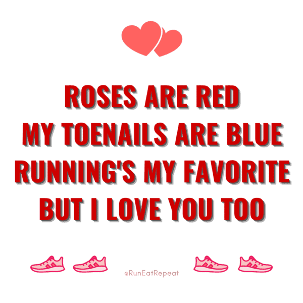 Funny Runner Valentine's Day cards memes 2021